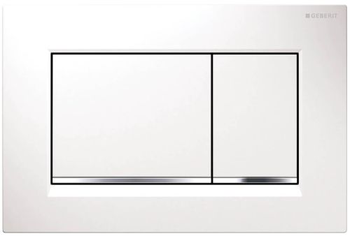 ΠΛΑΚΕΤΑ GEBERIT SIGMA 30 DUAL FLUSH 115.883.KJ.1 ΛΕΥΚΟ ΓΥΑΛΙΣΤΕΡΟ