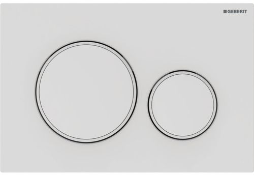 ΠΛΑΚΕΤΑ GEBERIT SIGMA 20 115.882.01.1 ΛΕΥΚΟ ΜΑΤ 