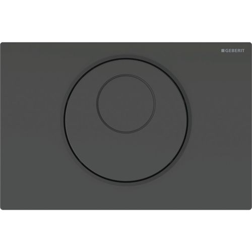 GEBERIT SIGMA 10 AUTOMATIC/TOUCHLESS DUAL FLUSH PLATE MAINS OPERATION 115.890.DW.6 BLACK