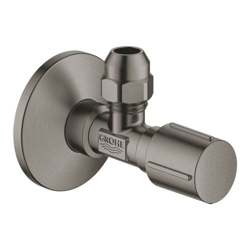 ΔΙΑΚΟΠΤΗΣ ΓΩΝΙΑΚΟΣ 1/2-3/8 22037AL0 BRUSHED HARD GRAPHITE GROHE