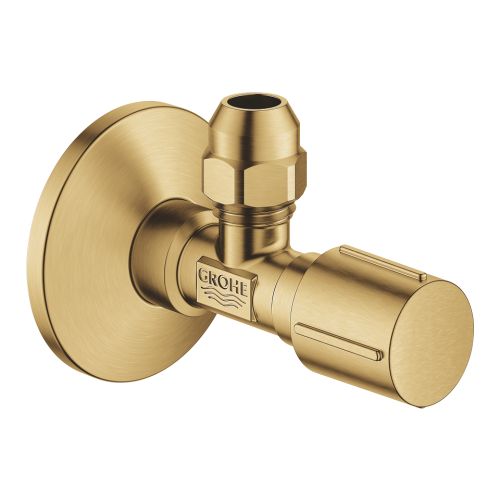 ΔΙΑΚΟΠΤΗΣ ΓΩΝΙΑΚΟΣ 1/2-3/8 22037GN0 BRUSHED COOL SUNRISE GROHE