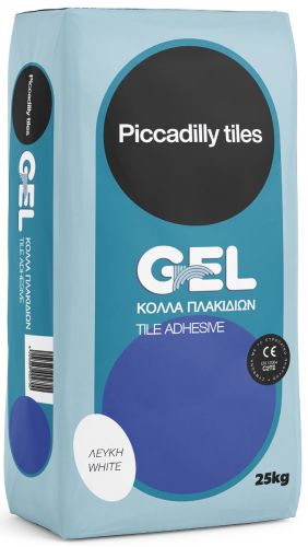 ΚΟΛΛΑ ΠΛΑΚΙΔΙΩΝ GEL C2TE ΛΕΥΚΗ 25KG PICCADILLY