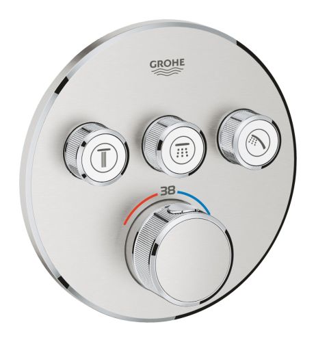 ΑΝΑΜΙΚΤΗΣ GROHTHERM SMARTCONTROL ΙΙΙ 29121DC0 SUPERSTEEL GROHE