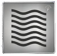 ΣΧΑΡΑΚΙ ΑΣΦΑΛΕΙΑΣ ΖΕΦΥΡΟΣ 12x12cm INOX