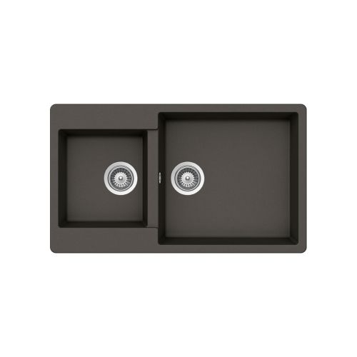 ΝΕΡΟΧΥΤΗΣ ΓΡΑΝΙΤΗ 86x50cm CRISTALITE ELEMENT 31290 ASPHALT SCHOCK