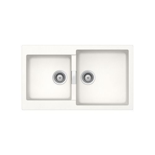 ΝΕΡΟΧΥΤΗΣ ΓΡΑΝΙΤΗ 86x50cm CRISTALITE MANHATTAN 30290 SUPERWHITE SCHOCK