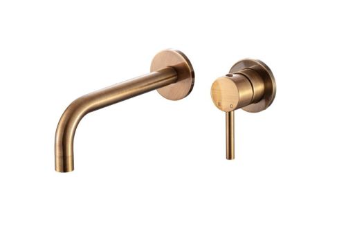 BASIN MIXER WALL MOUNT BRONZE PICCADILLY