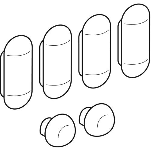 ΣΕΤ ΕΔΡΑΝΑ ΓΙΑ ΚΑΠΑΚΙ 598111000 GEBERIT