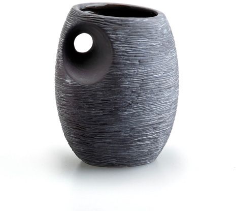 ΠΟΤΗΡΟΘΗΚΗ ΚΕΡΑΜΙΚΗ RUSTICA NEGRA DG01-05-04B ΜΑΥΡΗ BRONZE ART