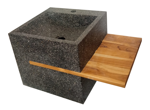 ΝΙΠΤΗΡΑΣ ΚΡΕΜΑΣΤΟΣ ΧΑΝΓΚΙΝΓΚ ΜΑΥΡΟΣ ΜΕ ΞΥΛΟ 40x40cm PICCADILLY