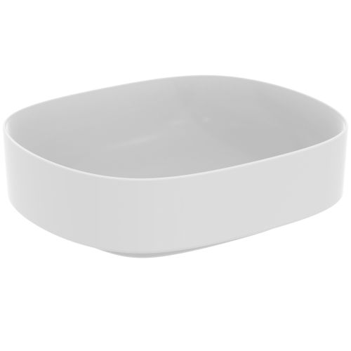 ΝΙΠΤΗΡΑΣ ΠΟΡΣΕΛΑΝΗΣ LINDA-Χ 45x38cm ΟΒΑΛ ΕΛΕΥΘΕΡΗΣ ΤΟΠΟΘΕΤΗΣΗΣ ΛΕΥΚΟ ΜΑΤ IDEAL