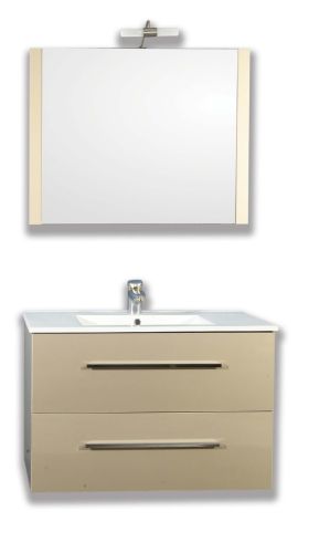 ΒΑΣΗ ΕΠΙΠΛΟΥ ΜΠΑΝΙΟΥ 90cm ΑΛ ΙΒΟΝΗ ΚΡΕΜΑΣΤΗ ΧΡΩΜΑ GLOSS 6146