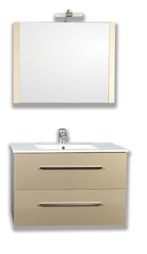 ΒΑΣΗ ΕΠΙΠΛΟΥ ΜΠΑΝΙΟΥ 80cm ΑΛ ΙΒΟΝΗ  ΚΡΕΜΑΣΤΗ ΧΡΩΜΑ GLOSS 6240