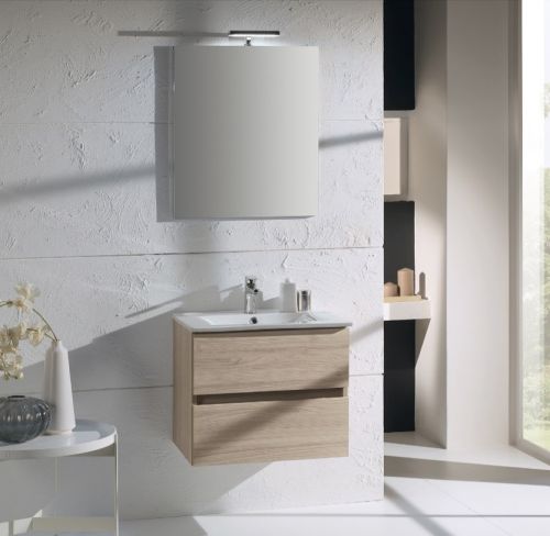 ΒΑΣΗ ΕΠΙΠΛΟΥ 60cm ΚΟΡΑ ΚΡΕΜΑΣΤΗ ΧΡΩΜΑ ΚΑΦΕ 