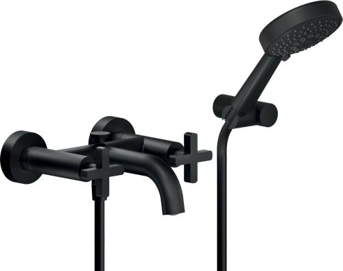 ΜΠΑΤΑΡΙΑ ΛΟΥΤΡΟΥ ΣΕΤ LIRA VELVET BLACK NOBILI