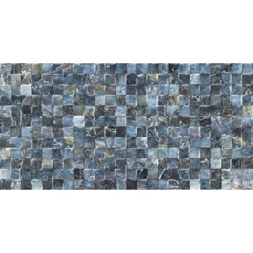 CERAMIC WALL TILE MOMENTO MOSAIC BLUE 30x60cm SATIN 1ST CHOICE