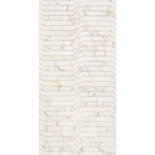PORCELAIN WALL TILE APUANO ORO STREAM 60x120cm SATIN RECTIFIED 1ST QUALITY