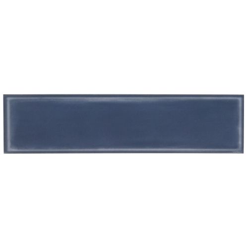 PORCELAIN TILE ARTBLOCK DENIM BLUE 10x40cm MAT SECOND CHOICE