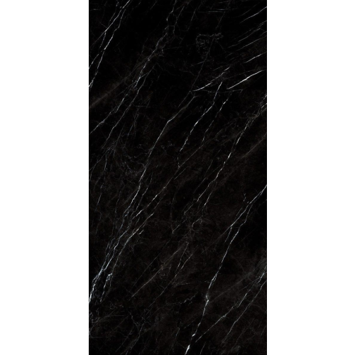 GRANITE TILE NERO MARQUINA 6mm 160x320cm POLISHED SECOND CHOICE