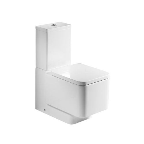 TOILET PACK ELEMENT CLOSE-COUPLED HORIZONTAL OUTLET WITH CISTERN AND SOFT CLOSE SEAT ROCA