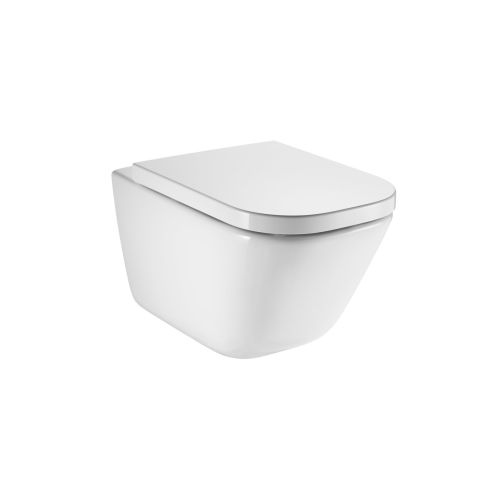THE GAP WALL-HUNG RIMLESS WC WHITE ROCA