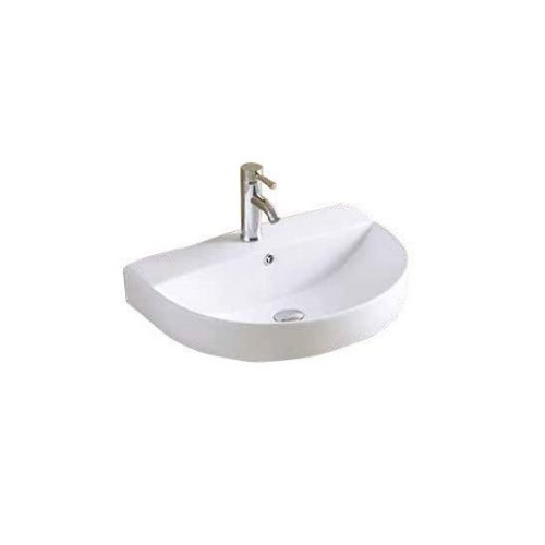 ΝΙΠΤΗΡΑΣ  MOON 60x44cm ΕΛΕΥΘΕΡΗΣ ΤΟΠΟΘΕΤΗΣΗΣ ΛΕΥΚΟΣ KERAFINA