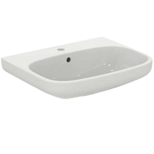 WASHBASIN i.LIFE A 60x48cm WHITE  WITH OVERFLOW IDEAL