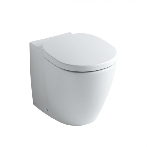SINGLE FLOORSTANDING TOILET CONNECT BTW WITH NORMAL CLOSE SEAT WHITE IDEAL