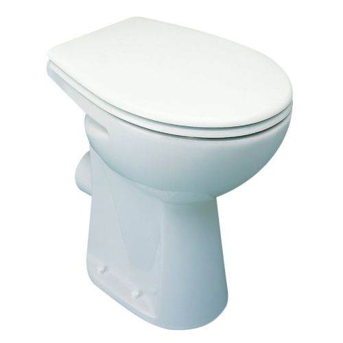 FREE STANDING TOILET BOWL ULYSSE RIMLESS FOR THE DISABLED WITH SEAT IDEAL