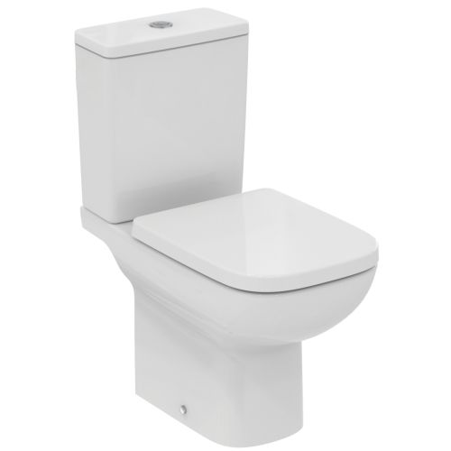 TOILET PACK I.LIFE A RIMLESS CLOSE-COUPLED HORIZONTAL OUTLET S/C WRAPOVER WHITE IDEAL