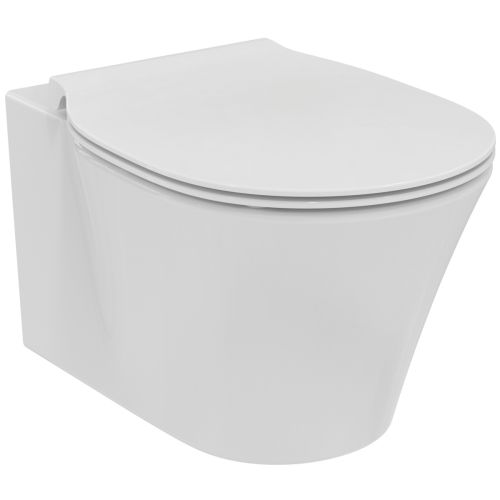 ΣΕΤ ΛΕΚΑΝΗ ΚΡΕΜΑΣΤΗ AMAZI ΜΕ ΚΑΠΑΚΙ SOFT CLOSE RIMLESS ΛΕΥΚΗ IDEAL STANDARD