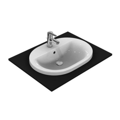 COUNTERTOP BASIN OVAL CONNECT 55x43cm WHITE IDEAL
