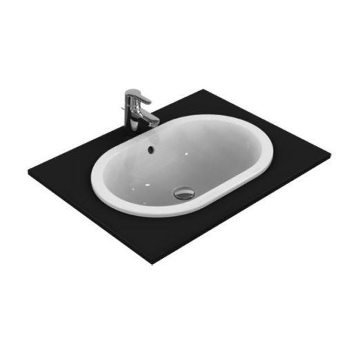 COUNTERTOP BASIN OVAL CONNECT 48x35cm WHITE IDEAL