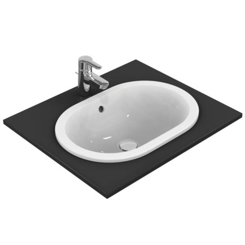 WASHBASIN CONNECT 55x38cm COUNTERTOP WHITE IDEAL