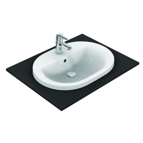 WASHBASIN CONNECT 62x46cm COUNTERTOP WHITE IDEAL
