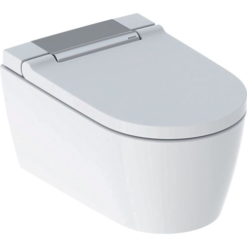 AQUACLEAN SELA RIMLESS WALL HUNG WC COMPLET SOLUTION WITH SOFT CLOSE LID GEBERIT