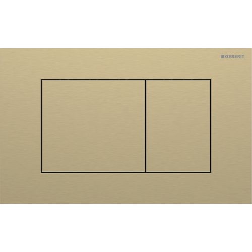 ΠΛΑΚΕΤΑ GEBERIT SIGMA 40 115.629.QF.1 BRASS ΟΡΕΙΧΑΛΚΙΝΟ ΧΡΩΜΑ