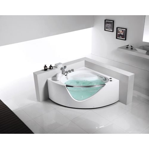 ΜΠΑΝΙΟ ΥΔΡΟΜΑΣΑΖ FC-263 125x125x60 ΛΕΥΚΟ PICCADILLY