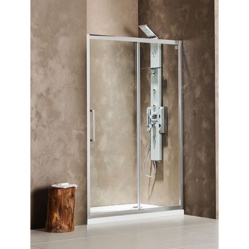 SLIDING SHOWER DOOR PRIMUS-PLUS 120x195cm DEVON CLEAR / CLEAN-GLASS