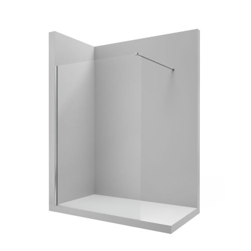 ΚΑΜΠΙΝΑ ΣΤΑΘΕΡΗ 90x195cm VICTORIA ΚΡΥΣΤΑΛΛΟ ΔΙΑΦΑΝΟ ROCA