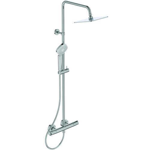 SHOWER COLUMN EVO CERATHERM T100 SET WITH THERMOSTATIC BATTERY CHROME IDEAL