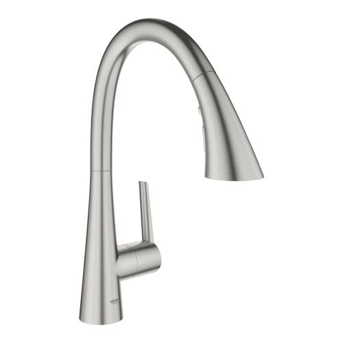 ΜΠΑΤΑΡΙΑ ΝΕΡΟΧΥΤΗ ZEDRA 32294DC2 SUPERSTEEL PVD GROHE