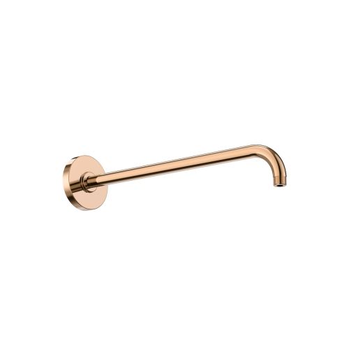 STRAIGHT WALL ARM FOR SHOWER HEAD 40cm ROSE GOLD PVD ROCA