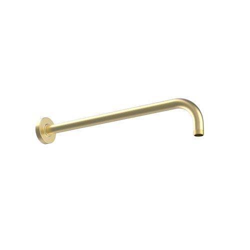 ΒΡΑΧΙΟΝΑΣ ΤΟΙΧΟΥ ΣΤΡΟΓΓΥΛΟΣ 40cm BRUSHED BRASS PVD ROCA