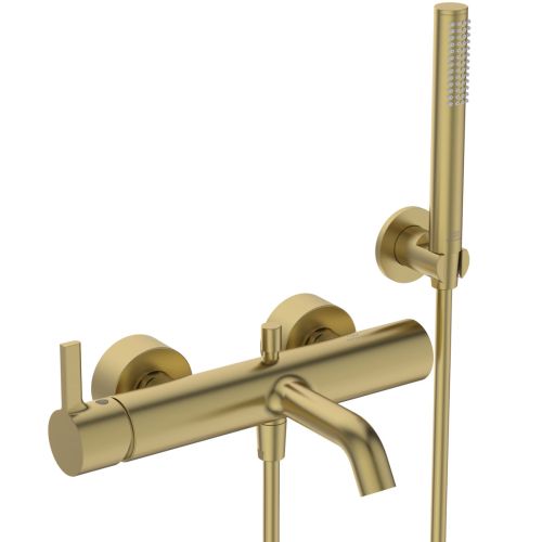 ΜΠΑΤΑΡΙΑ ΛΟΥΤΡΟΥ JOY ΣΕΤ BRUSHED GOLD PVD IDEAL