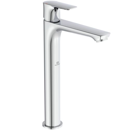 VESSEL BASIN MIXER CONNECT AIR WITHOUT POP-UP WASTE SLIM CHROME IDEAL