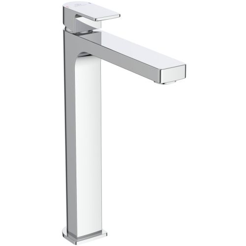 VESSEL BASIN MIXER EDGE WITHOUT POP-UP WASTE SLIM CHROME IDEAL