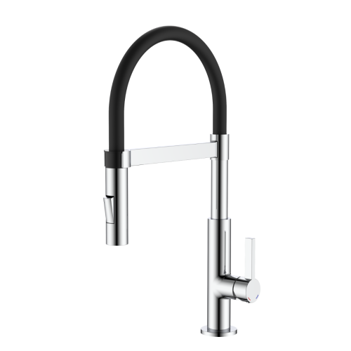 KITCHEN MIXER MC HIGH SPOUT ΙΙ PULL DOWN SPRAY BLACK PICCADILLY