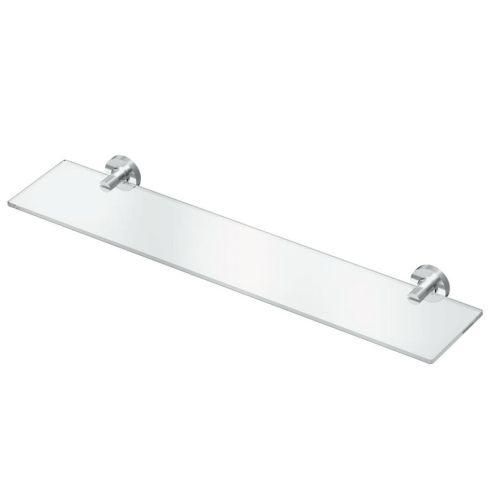 ΙΟΜ ΡΑΦΙ 60 CM ΓΥΑΛΙ ΔΙΑΦΑΝΟ ΧΡΩΜΕ IDEAL