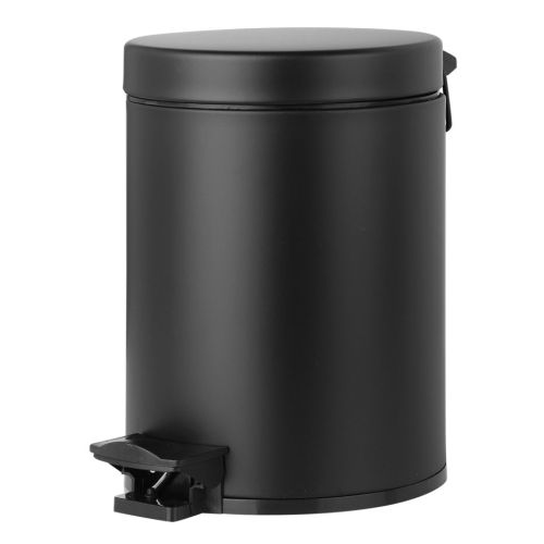 ΧΑΡΤΟΔΟΧΕΙΟ ΙΝΟΞ ΜΑΥΡΟ ΜΑΤ SOFT CLOSE ΚΑΠΑΚΙ 5LT